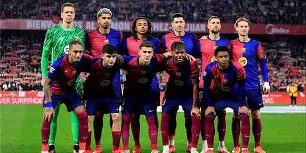تشكيلة برشلونة لمباراة بنفيكا في دوري أبطال أوروبا